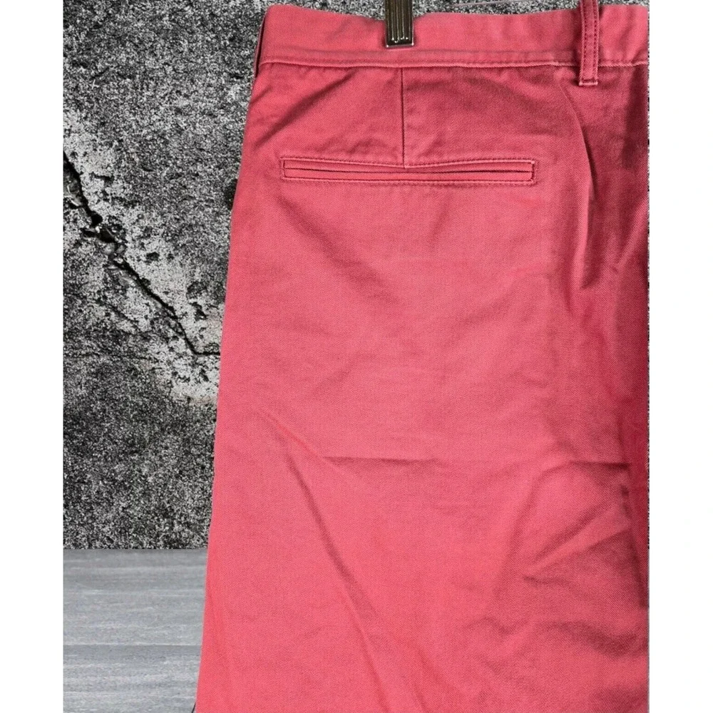 J.Crew ALWAYS pants mens 36x34 salmon pink 770 straight‎ leg chino flat front